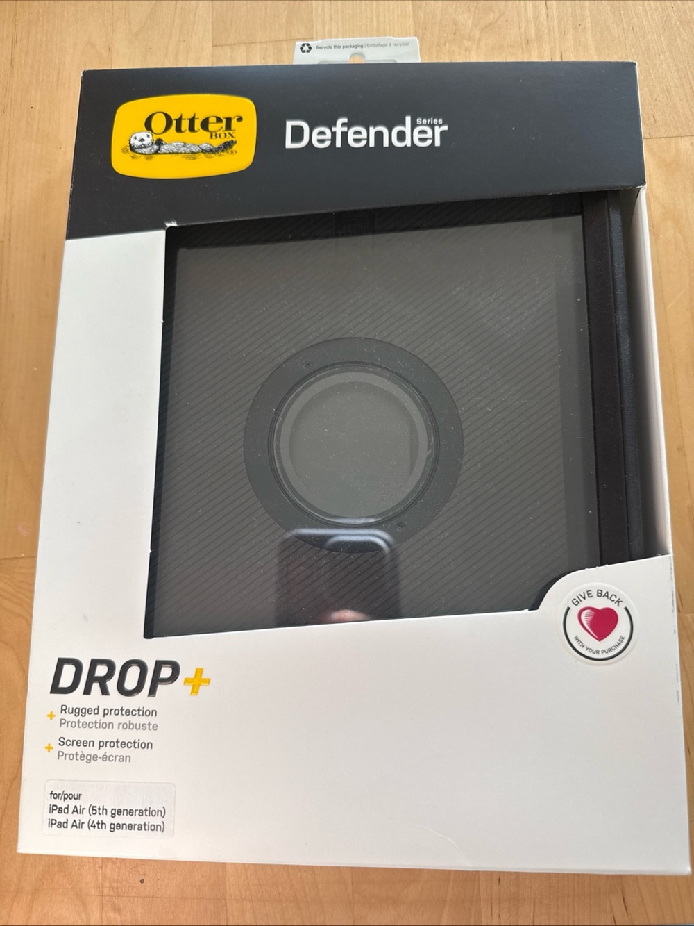 OtterBox Defender Series Drop+ Rugged Black Tablet Case